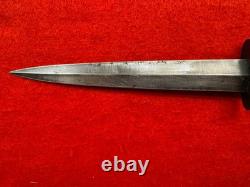 Good Fairbairn Sykes 3rd Ptn Fighting Knife By A. Wright & Sons, Sheffield (108)