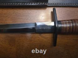 H. G. Long V-42 Dagger Made In Sheffield England With Sheath No Box New Condition