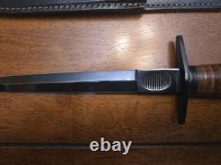 H. G. Long V-42 Dagger Made In Sheffield England With Sheath No Box New Condition