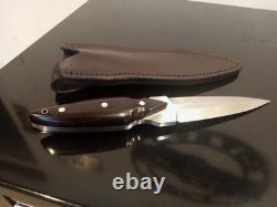 HOSKINS, D. Custom, THICK Dagger. 9.5'' with4.5'' Blade(D2). African BlackWood.'06