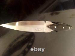 HOSKINS, D. Custom, THICK Dagger. 9.5'' with4.5'' Blade(D2). African BlackWood.'06