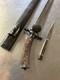 Hunting Dagger Short Sword With Knife Antique / Vintage Old Fighting Knives
