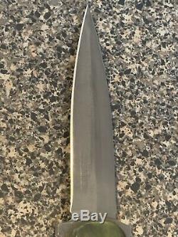 Half Face Blades Combat Dagger custom fixed blade knife W Kydex sheath