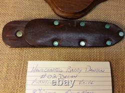 Hand Crafted Barry Dawson Knife #02 Fighting Dagger Style