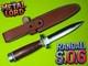 Hand Crafted D-2 Steel Survival Collectible S. O. G Desert Dagger Replica Knife