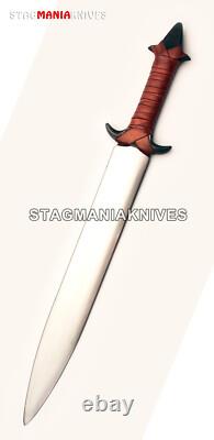 Hand Forged D2 Steel Hunting Medieval Sword Conan The Barbarian Dagger Sword