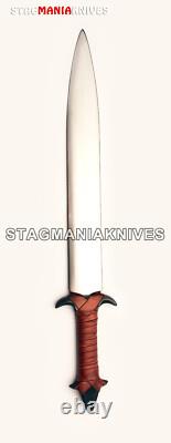 Hand Forged D2 Steel Hunting Medieval Sword Conan The Barbarian Dagger Sword