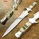 Hand Forged J2 Steel Full Tang Hunting Battle Ready Ram Horn Dagger Knife