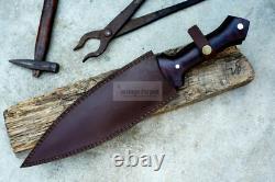 Hand-Forged Smatchet Dagger-Large hunting knife-camping knife-tactical-combat