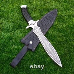 Hand Forged Steel Spike Athame, Heavy Twisted Steel Dagger, Ritual Hunting Knife