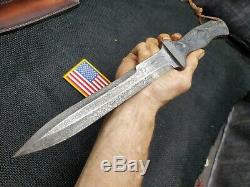 Hand Made 1095 Combat Dagger Knife By Mark Mccoun