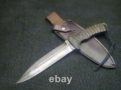 Hand Made 1095 Fighting Dagger Knife By Mark Mccoun