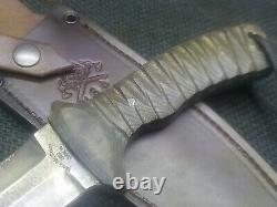 Hand Made 1095 Fighting Dagger Knife By Mark Mccoun