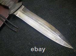 Hand Made 1095 Fighting Dagger Knife By Mark Mccoun