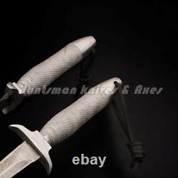 Hand Made 12C27 Steel Gerber Mk-I &MK-II Tactical Dagger REPLICA Aluminum Handle