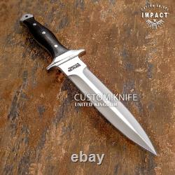 Hand Made By Impact Cutlery Rare D2 Custom Full Tang Boot Knife Dagger