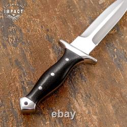 Hand Made By Impact Cutlery Rare D2 Custom Full Tang Boot Knife Dagger