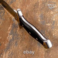 Hand Made By Impact Cutlery Rare D2 Custom Full Tang Boot Knife Dagger