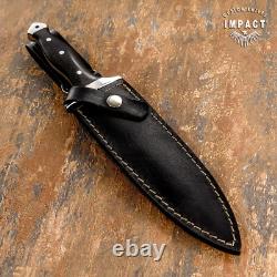 Hand Made By Impact Cutlery Rare D2 Custom Full Tang Boot Knife Dagger
