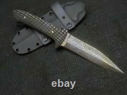 Hand Made Loveless Style Dagger Knife By Mark Mccoun