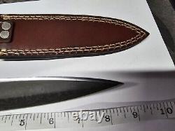 Handmade All Damascus Dagger With Sheath