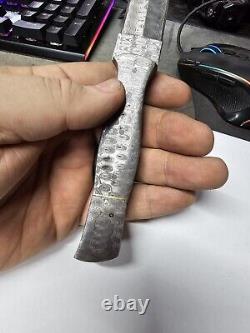 Handmade All Damascus Dagger With Sheath