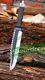 Handmade Boot Dagger Survival Fixed Bowie Camping Hunting Knife