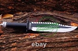 Handmade Boot Dagger Survival Fixed Bowie Camping Hunting Knife