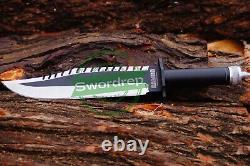 Handmade Boot Dagger Survival Fixed Bowie Camping Hunting Knife