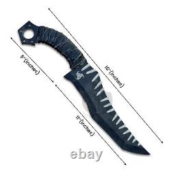 Handmade Carbon Steel Viking Dagger Knife Fixed Blade Viking Knife, Dagger Knife