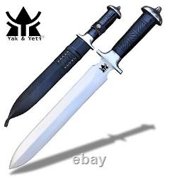 Handmade Dagger-12 inches Long Blade viking dagger-Combat-survival-tactical