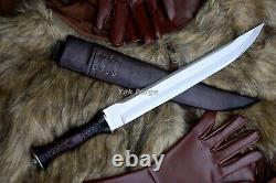 Handmade Dagger-15 inches long Blade-Large knife-hunting, camping, tactica-knives