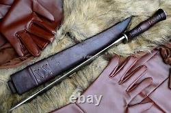 Handmade Dagger-15 inches long Blade-Large knife-hunting, camping, tactica-knives