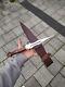 Handmade Double Edged Medieval Dagger With Leather Sheath- Free Customization