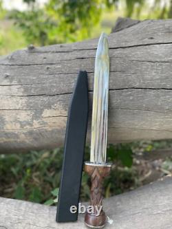 Handmade Gift Carbon Steel Highlanders Age of Sail Scottish Dirk Dagger Knife