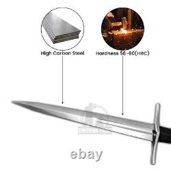 Handmade Gothic Dagger Knife, Medieval Dagger Knife, Viking Dagger Knife +Sheath