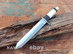 Handmade High Carbon Steel Combat survival Toothpick Arkansas Dagger Knife