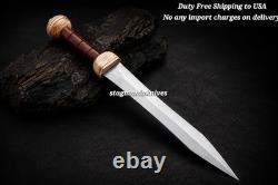 Handmade J2 Steel Hunting Battle Ready Spartacus Roman Mainz Gladius Sword