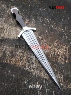 Handmade J2 Steel Hunting Cinquedea Replica Italian Dagger