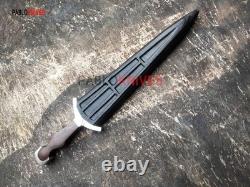 Handmade J2 Steel Hunting Cinquedea Replica Italian Dagger