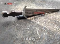 Handmade J2 Steel Hunting Cinquedea Replica Italian Dagger