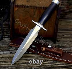 Handmade Randall Fighting Stiletto Antique Replica Knife with Sheath