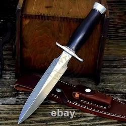 Handmade Rare Randall Fighting Stiletto Antique Dagger Knife Replica WithSheath