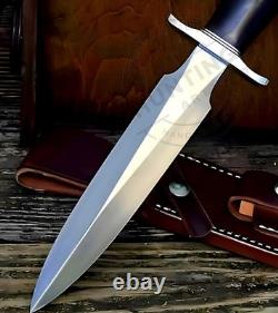 Handmade Rare Randall Fighting Stiletto Antique Dagger Knife Replica WithSheath