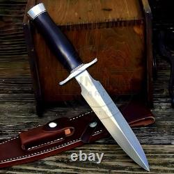 Handmade Rare Randall Fighting Stiletto Antique Dagger Knife Replica WithSheath