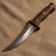 Handmade Stainless Steel Curved Dagger Knife For Hunting Outdoor & Camping