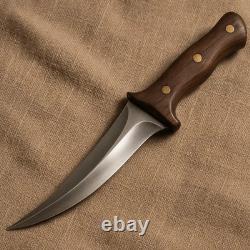 Handmade Stainless Steel Curved Dagger Knife For Hunting Outdoor & Camping