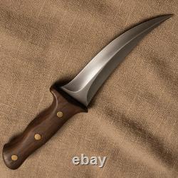 Handmade Stainless Steel Curved Dagger Knife For Hunting Outdoor & Camping