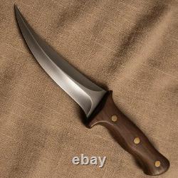 Handmade Stainless Steel Curved Dagger Knife For Hunting Outdoor & Camping