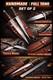 Handmade Twin Dagger Knife Set Full Tang Steel Blade Tactical Combat Survival